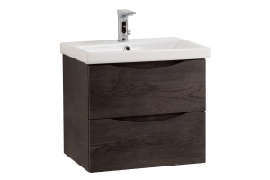 Тумба под раковину Belbagno Marino-Cer 60 темное дерево - 3