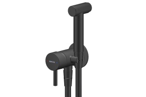 Гигиенический душ Sancos Atom черный матовый