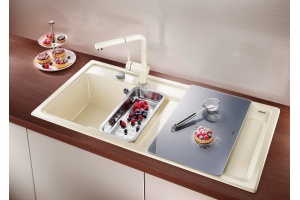 Мойка кухонная Blanco Zenar XL 6S жасмин, левая - 2