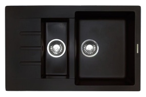 Мойка кухонная Lava D2 черная