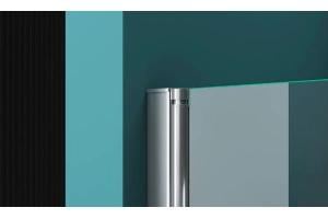 Душевой уголок BelBagno Albano 90х80 профиль хром стекло прозрачное - 3