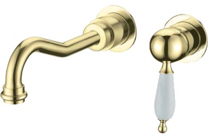 Смеситель Boheme Tradizionale Oro 287 С ВНУТРЕННЕЙ ЧАСТЬЮ, для раковины