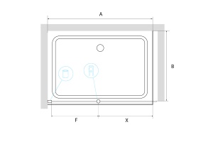 Душевая перегородка RGW Walk In 90х195 хром стекло прозрачное - 2