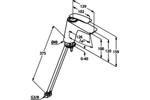Смеситель Kludi Balance для раковины 520268775 - 2