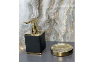 Мыльница Boheme золото (10963-G) - 2