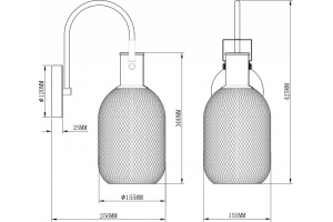Бра Moderli Alina V2800-1W - 2