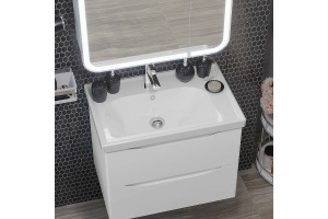 Тумба под раковину Opadiris Элеганс 70 белый матовый - 2