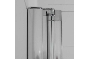 Душевой уголок Cezares Elena 90х90 хром стекло прозрачное - 2