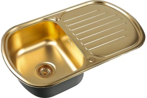 Мойка кухонная Zorg Inox Pvd SZR-7749 bronze