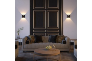 Уличный настенный светодиодный светильник Odeon Light Hightech Tibro 3907/10WL - 3