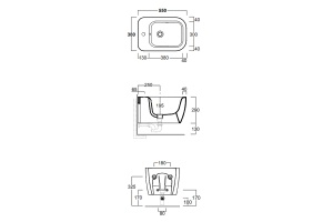 Биде подвесное Simas Henges черное матовое - 2