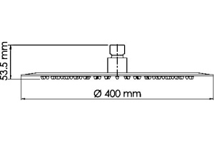 Верхний душ Wasserkraft A117 - 3