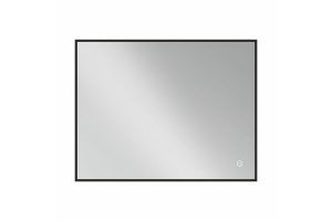 Зеркало Vincea 80х60 черное с подсветкой