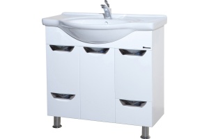 Мебель для ванной Bellezza Белла Люкс 75 белая - 2