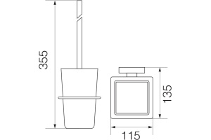 Ершик Veragio Ramba VR.RMB-4990.CR хром - 2
