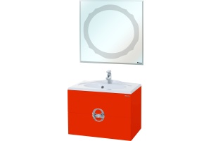 Мебель для ванной Bellezza Флоренция 80 красная