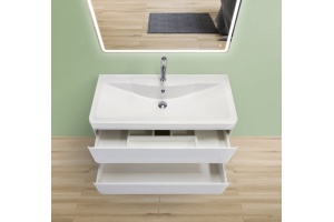 Тумба с раковиной BelBagno Albano 80 подвесная, rovere rustico - 3