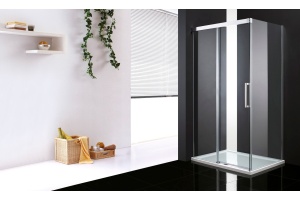 Душевой уголок Cezares Premier soft 130х90 хром стекло прозрачное - 2