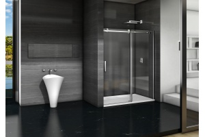 Душевая дверь в нишу Good Door Galaxy WTW-130-C-CH профиль хром - 2