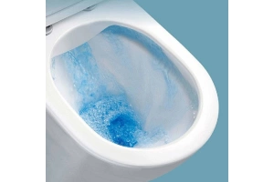 Унитаз подвесной Ceramalux белый, смыв AquaBlade (2197MW) - 3