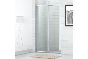 Душевая дверь в нишу Cezares ECO-O-BS-90-C-Cr стекло прозрачное