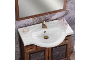 Тумба под раковину Opadiris Борджи 85 темное дерево - 3