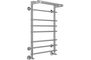 Водяной полотенцесушитель Terminus Ватра П8 500х800 с полкой Хром - 2