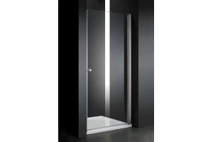 Душевая дверь Cezares Elena 80 хром стекло рифленое - 2