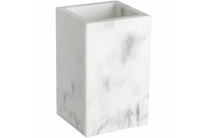 Стакан для зубных щеток WasserKRAFT Kammel белый