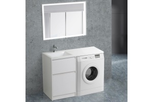 Тумба под раковину Belbagno Kraft 120 белый матовый - 2