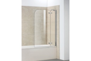 Шторка на ванну Weltwasser WW100 100D2-100 хром (10000001225)