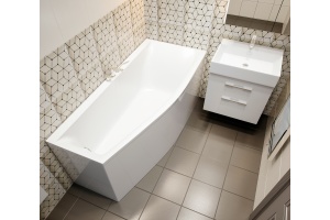 Ванна из искусственного камня Астра-Форм Скат 170x75, правая - 3