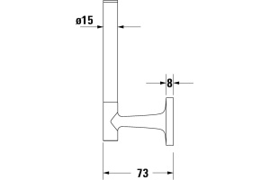 Держатель для запасных рулонов Duravit Starck T 0099394600 черный - 3