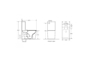 Унитаз-компакт Weltwasser WW SK Gelbach 001GL-WT безободковый с микролифтом белый (10000003734) - 2