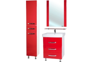 Зеркало Bellezza Рокко 60 красное - 2