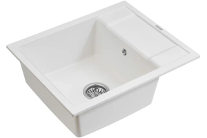 Мойка кухонная Paulmark Optimum 60 белый матовый - 2