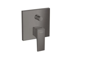 Смеситель hansgrohe Metropol для ванны, однорычажный, с рычаговой рукояткой, со встроенной защитной комбинацией, СМ, 32546340, шлифованный черный хром