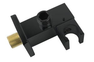 Шланговое подключение Vincea с держателем для душа черный