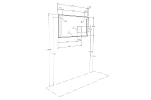 Зеркало Aquaton Отель 127 с подсветкой с функцией антипар - 3