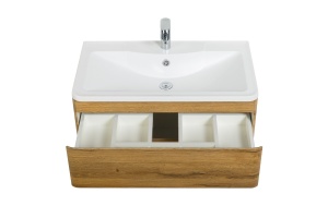 Тумба с раковиной BelBagno Albano 100 светлое дерево - 3