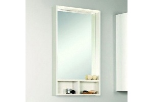 Зеркало Aquaton Йорк 50 белый-светлое дерево - 2