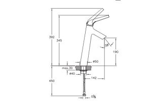 Смеситель для биде Vitra Nest Trendy хром (A42302EXP) - 2