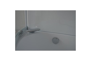 Душевой бокс Royal Bath 170x100 R профиль белый стекло прозрачное - 3