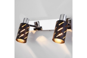 Бра Eurosvet Fente 20090/2 черный/хром