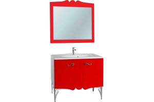 Мебель для ванной Bellezza Эстель 90 красная
