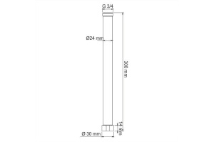 A132 Удлинитель для душевого комплекта - 3