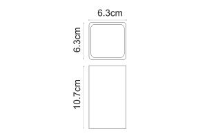 Стакан для зубных щеток WasserKRAFT Ems белый - 2