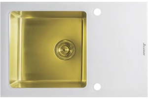 Металлическая мойка Seaman SMG-780 (SMG-780W-Gold.B)