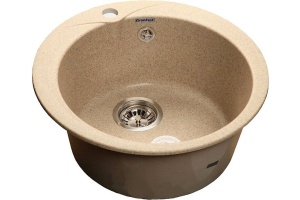 Мойка кухонная GranFest Rondo GF-R480 песочный