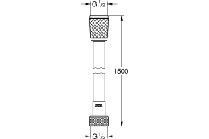 Душевой шланг Grohe Relexaflex 28151001 - 2